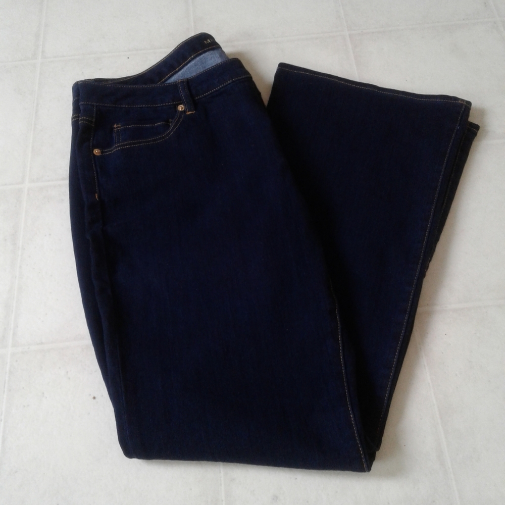Michael Kors wide leg blue jeans - Picture 5 of 10